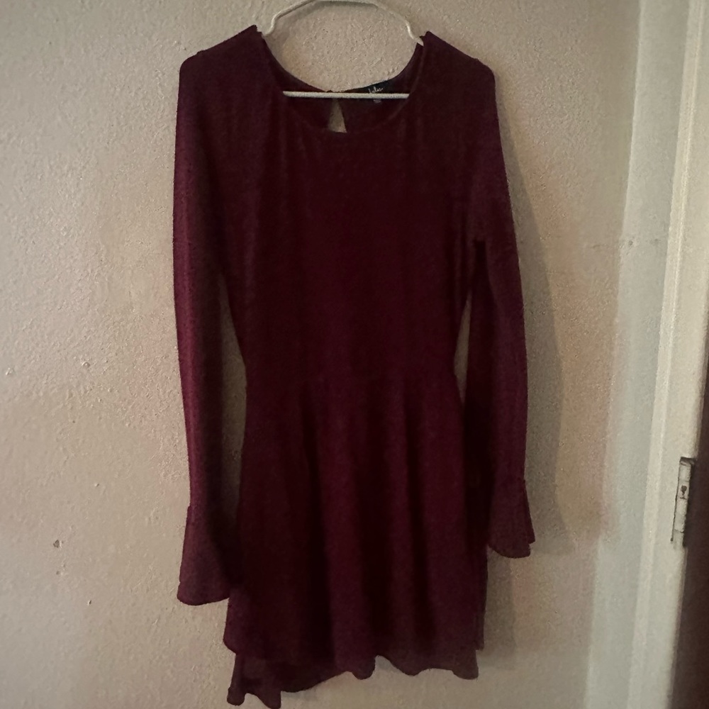 Burgundy lulu dress